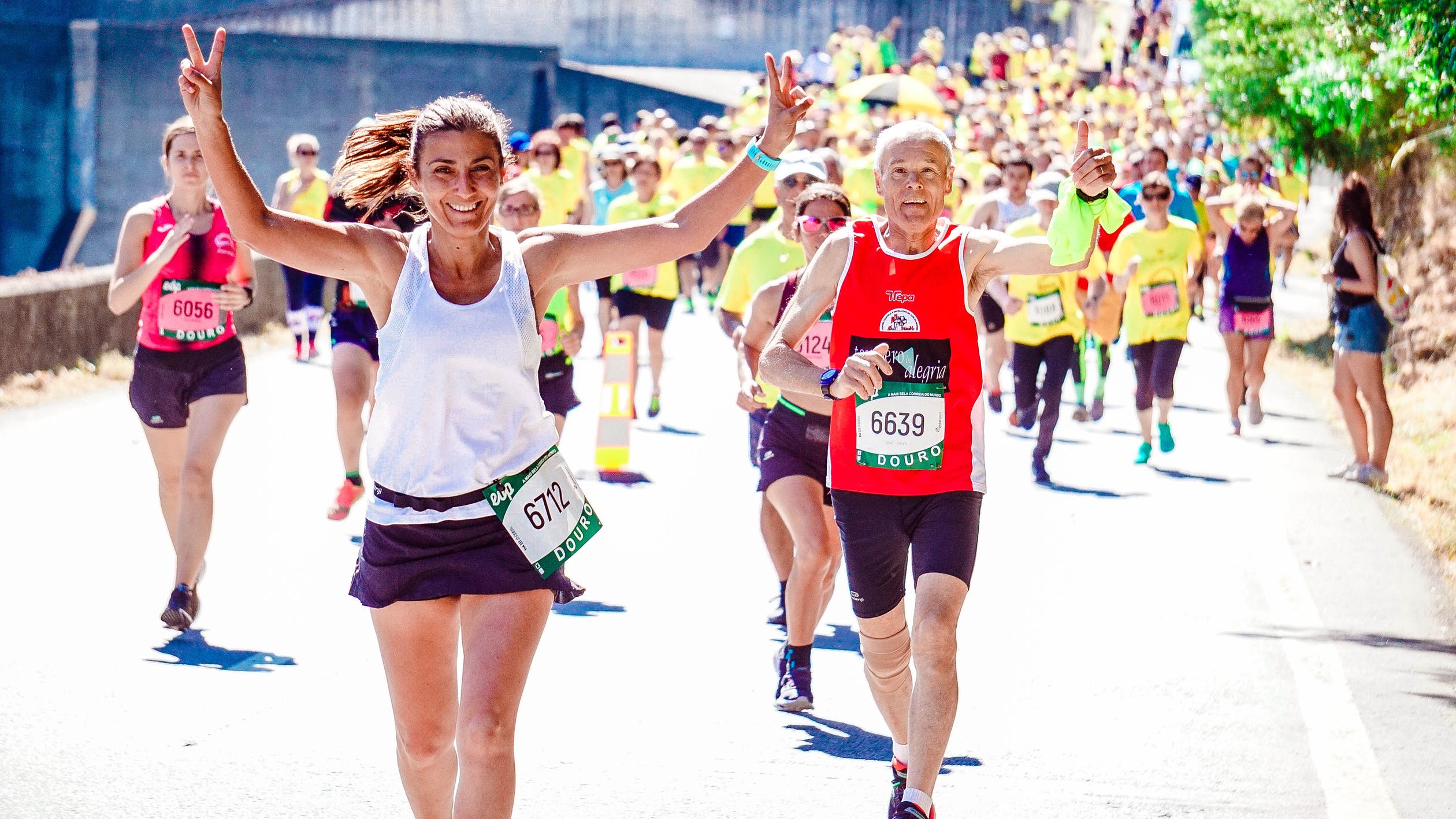 seniors running marathon